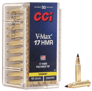 CCI 0049 VMAX 17HMR 17 gr Hornady V-Max 50rd Box
