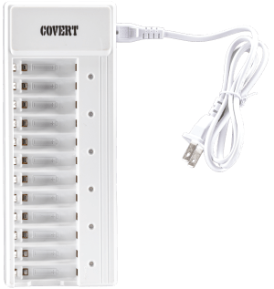 Covert Scouting Cameras 2038 Rapid Charger 12 Bay AA