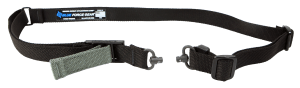 Blue Force Gear VCAS2TO1RED125AABK Vickers 221  made of Black Cordura with 54"-64" OAL  1.25" W  One-Two Point Design & RED Swivel for AR Platform