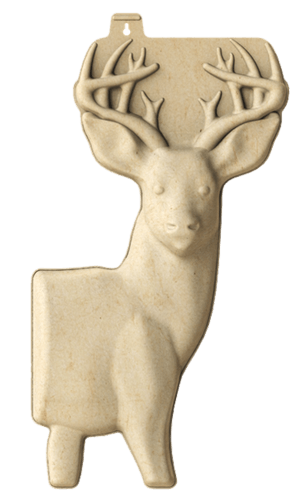 Birchwood Casey 3DTDTDEER 3D Deer 31.25" x 17" x 4" Tan 3 Per Pack