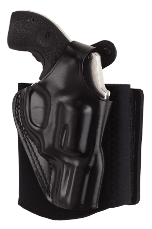 Galco AG870RB Ankle Glove Size Fits Ankles up to 13" Black Leather Hook & Loop Fits Sig P365 Fits Sig P365XL Right Hand