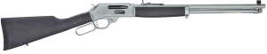 Henry H009GAW Side Gate All Weather 30-30 Win 5+1 20" Hard Chrome Plated 20" Round Barrel/Satin Hard Chrome Steel Receiver/Stained Hardwood Stock Right Hand