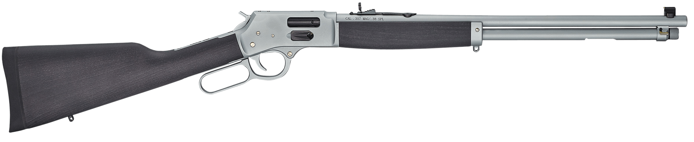 Henry H012GCAW Big Boy All Weather Side Gate 45 Colt (LC) Caliber with 10+1 Capacity 20" Barrel Satin Hard Chrome Metal Finish & Stained Hardwood Stock Right Hand (Full Size)