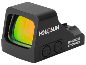 Holosun HS407KX2 407 Black Anodized 1 x 0.58" x 0.77" 6 MOA Red Dot