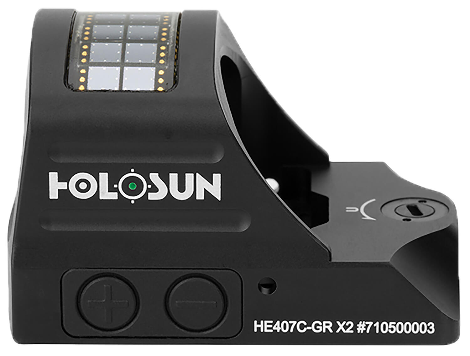 Holosun HE407CGRX2 407 Black Anodized 1 x 0.63" x 0.91" 2 MOA Green Dot - Image 2