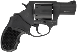 Taurus 285621 856 *CA Compliant Small Frame 38 Special +P 6rd 2" Matte Black Carbon Steel Barrel Matte Black Alloy Steel Cylinder Matte Black Carbon Steel Frame Removeable Front Sight Black Soft Rubber Grip Transfer Bar Safety Exposed Hammer