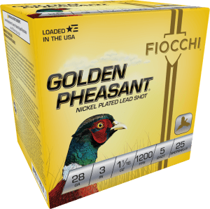 Fiocchi 283GP5 Golden Pheasant Extrema 28Gauge 3" 1 1/16oz 5Shot 25rd Box
