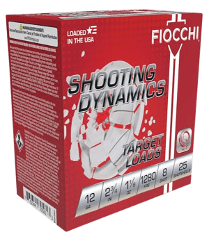 Fiocchi 12SDHV8 Shooting Dynamics Target 12Gauge 2.75" 1 1/8oz 8Shot 25rd Box