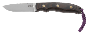 CRKT 2861 Hunt'N Fisch  2.99" Fixed Plain Satin 9Cr18MoV SS Blade/Multi-Color G10 Handle Includes Lanyard/Sheath