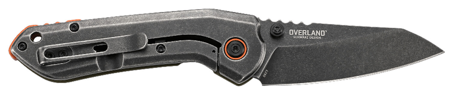CRKT 6280 Overland 3" Folding Sheepsfoot Plain Stonewashed 8Cr13MoV SS Blade/ Green G10/SS Handle Includes Pocket Clip - Image 2