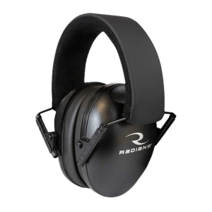 Radians LSO100CS Lowset Muff Polymer 21 dB Over the Head Black Adult 1 Pair