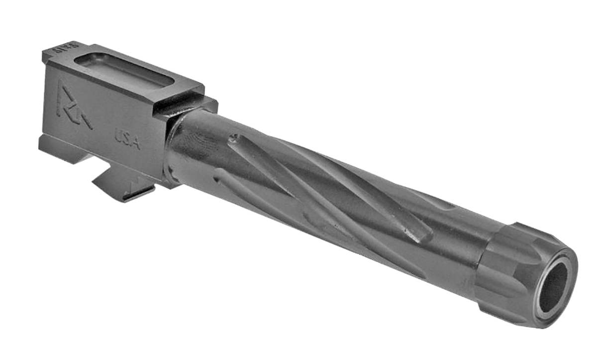 Rival Arms RA20G202D Precision V1 Drop-In Barrel 9mm Luger 4.02" Stainless PVD Finish 416R Stainless Steel Material with Threading for Glock 19 Gen3-4