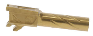Rival Arms RA20P001E Precision Drop-In Barrel 9mm Luger 3.10" Gold PVD Finish 4340H Steel Material for Sig P365