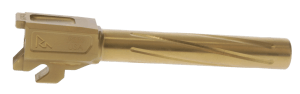 Rival Arms RA20P401E Precision Drop-In Barrel 9mm Luger 3.90" Gold PVD Finish 4340H Steel Material for Sig P320 Full Size