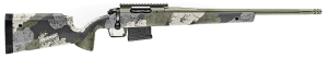 Springfield Armory BAW9206CMG Model 2020 Waypoint 6mm Creedmoor 5+1 20" Mil-Spec Green Cerakote Fluted Barrel Mil-Spec Green Cerakote Picatinny Rail Stainless Steel Receiver Evergreen Camo Fixed Carbon Fiber Stock