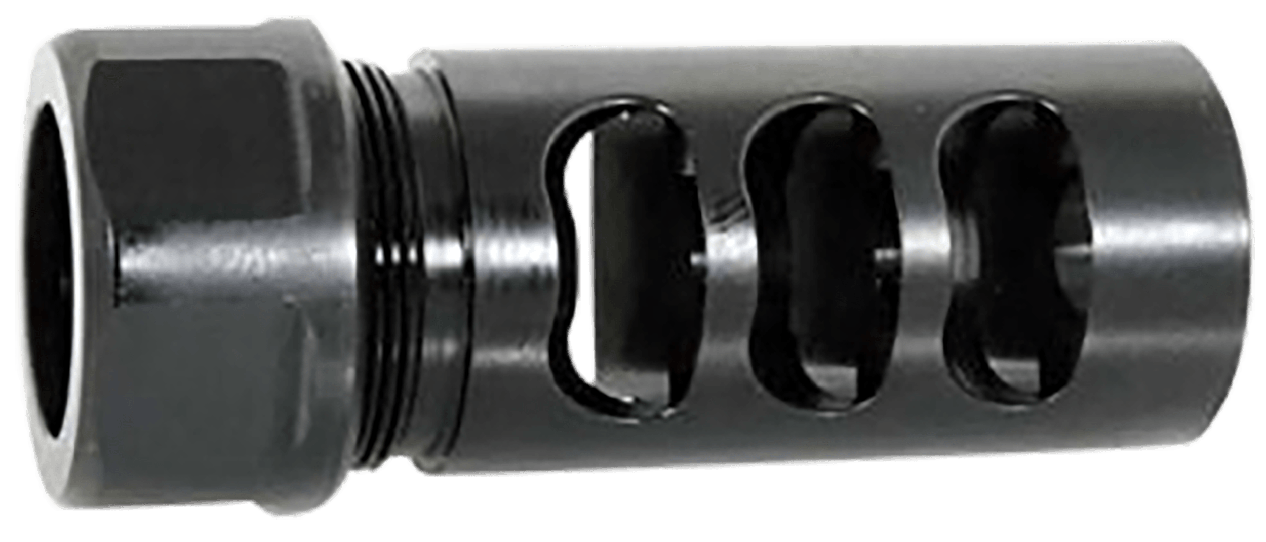 American Precision Arms G2L5830N Gen 2 Little Bastard Self Timing Brake Black Nitride Stainless Steel with 5/8"-24 tpi Threads 2.22" OAL & 1" Diameter for 30 Cal Rifle