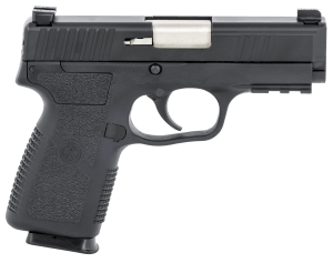 Kahr Arms KP90S94N P9-2 9mm Luger 7+1 3.60" Barrel Black Finish Picatinny Rail Frame Serrated Matte Black Stainless Steel Slide Textured Polymer Grip & TruGlo Night Sights