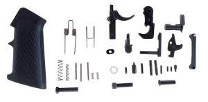 LBE Unlimited AR15LPKT Complete Lower Parts Kit w/Pistol Grip & Trigger Guard AR-15 Black