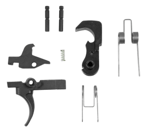 LBE Unlimited ARTRGRP Replacement Trigger Mil-Spec Group Curved Trigger with Black Finish for AR-15
