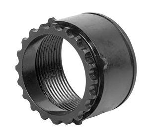 LBE Unlimited ARBNT308 Barrel Nut 4130 Steel Black Phosphate AR-10