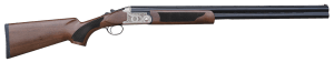 Pointer KAR41026Y Acrius 410 Gauge with 26" Black O/U Barrel 3" Chamber 2rd Capacity Nickel Engraved Metal Finish & Turkish Walnut Stock Right Hand (Youth) Includes 5 Chokes