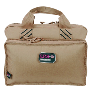 GPS Bags 1310PCT Quad  Tan Holds 4 Handguns
