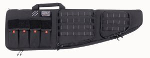 GPS Bags T42ARB Tactical AR Case 42" Black 1000D Nylon with Mag & Storage Pockets Lockable Zippers External Handgun Pocket & Visual ID Storage System