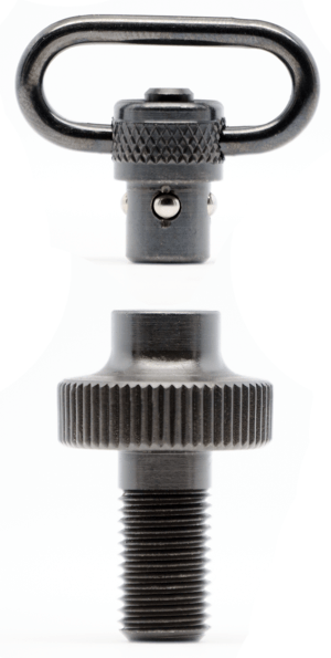 GrovTec US Inc GTSW308 Mag Cap  Shotgun 1" Push Button Black Oxide Mossberg 500 12 Gauge Steel