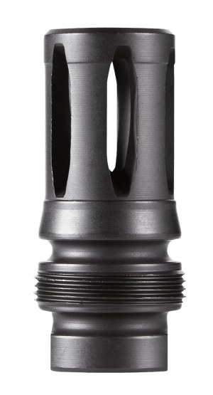 Dead Air DA122 Xeno Flash Hider Black Nitride 4140 Steel with 5/8"-24 tpi Threads  2.16" OAL & .99" Diameter