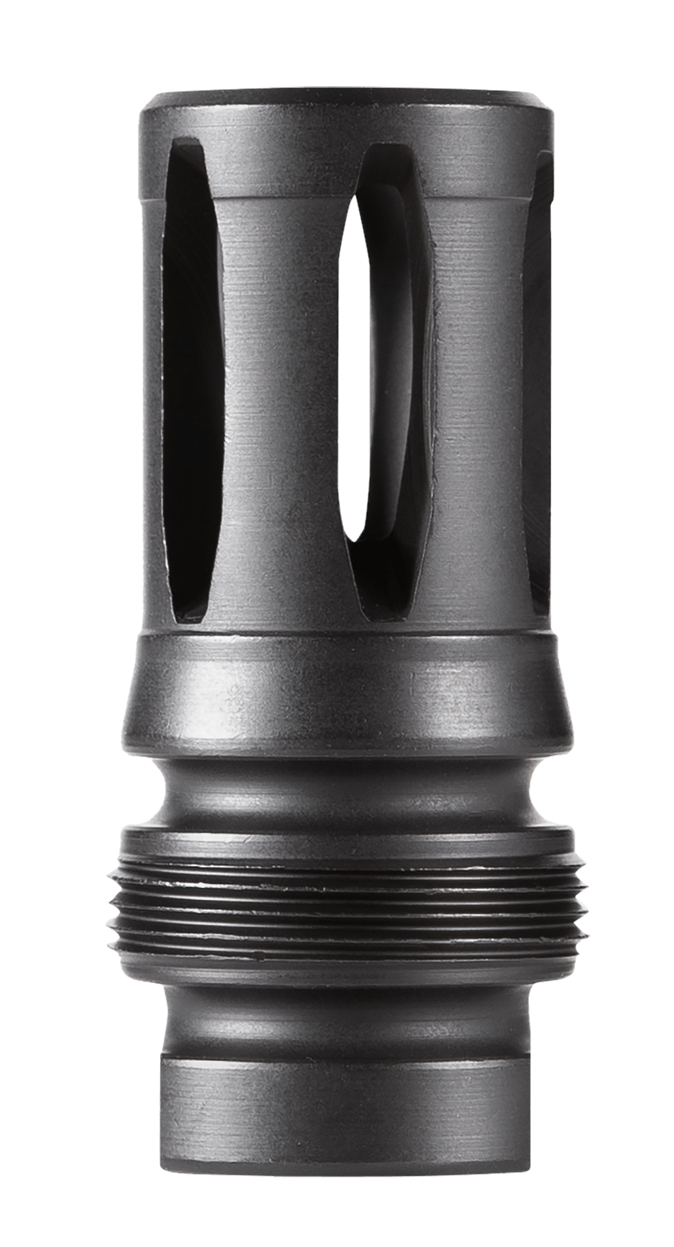 Dead Air DA122 Xeno Flash Hider Black Nitride 4140 Steel with 5/8"-24 tpi Threads 2.16" OAL & .99" Diameter