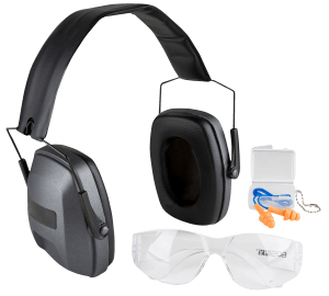 Safariland 1348650 Impulse Range Kit Ultra-Compact Earmuffs Foam Impulse Hearing Protection HD Flex Protective Eyewear