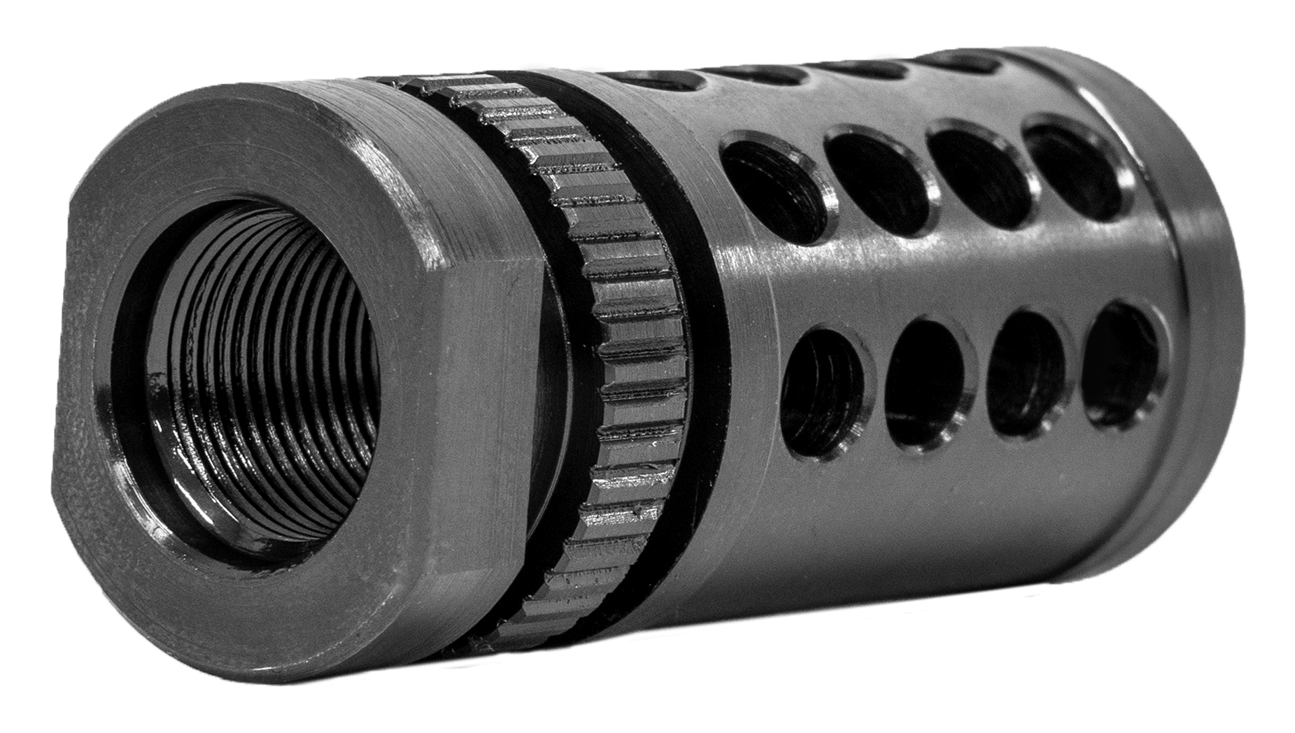 GrovTec US Inc GTHM317 G-Nite Flash Suppressor Black Nitride Steel with 1/2"-28 tpi Threads for 223 Cal