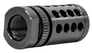 GrovTec US Inc GTHM318 G-Nite Flash Suppressor Black Nitride Steel with 5/8"-24 tpi Threads for 308 Cal