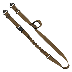GrovTec US Inc GTSL132 QS 2-Point Sentry with Coyote Brown Finish 1" W Adjustable Design & Push Button Swivels for Rifle/Shotgun