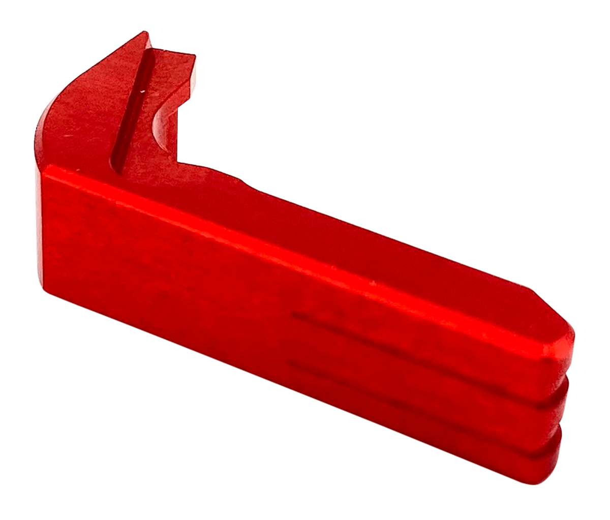 Cross Armory CRGMCRD Mag Catch Extended Compatible w/ Glock Gen1-3/P80 Red Anodized Aluminum