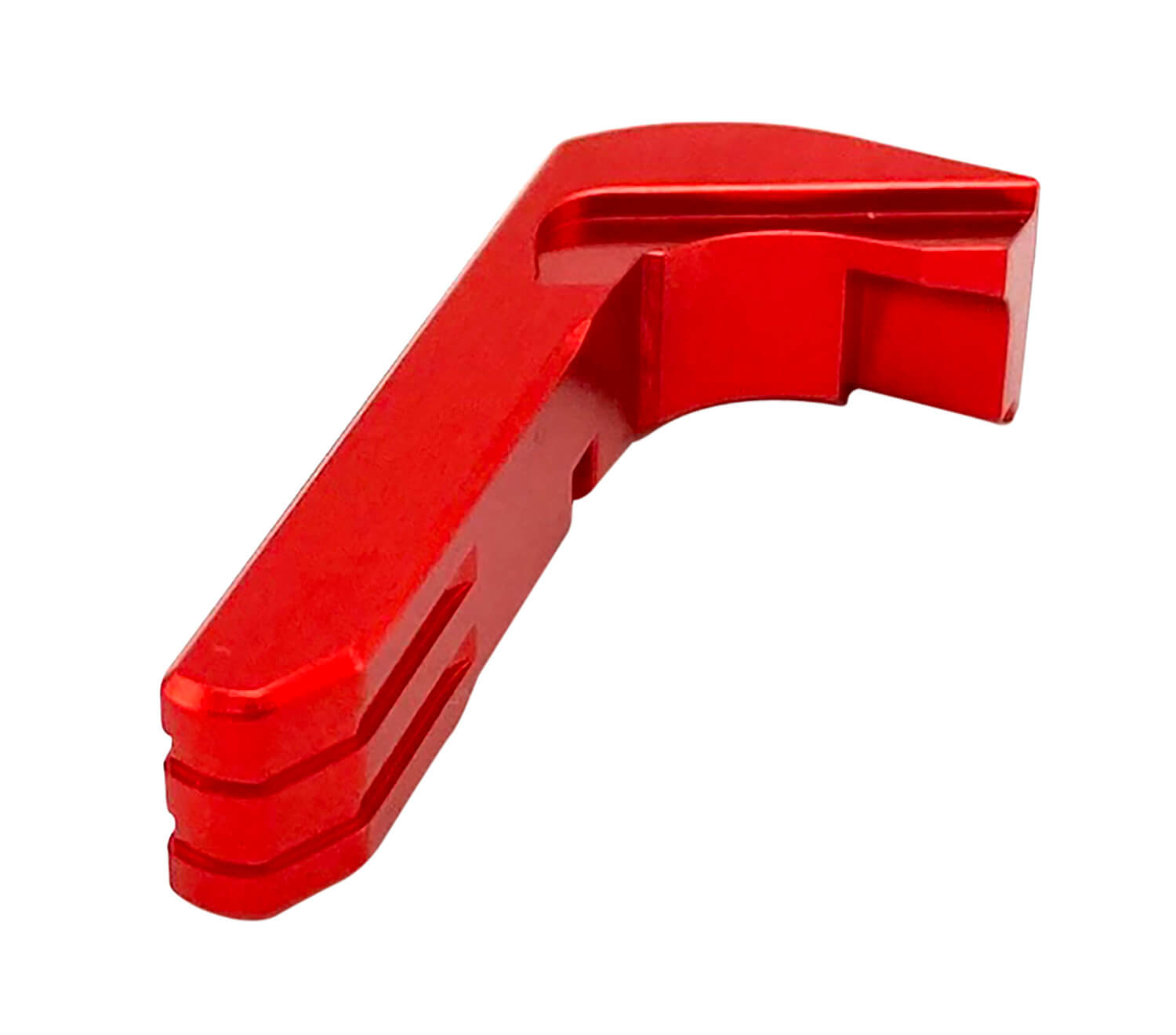 Cross Armory CRGMCRD Mag Catch Extended Compatible w/ Glock Gen1-3/P80 Red Anodized Aluminum - Image 3