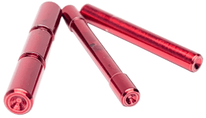 Cross Armory CRGPSRD 3 Pin Set Dimpled Compatible w/Glock Gen1-3 Red Steel