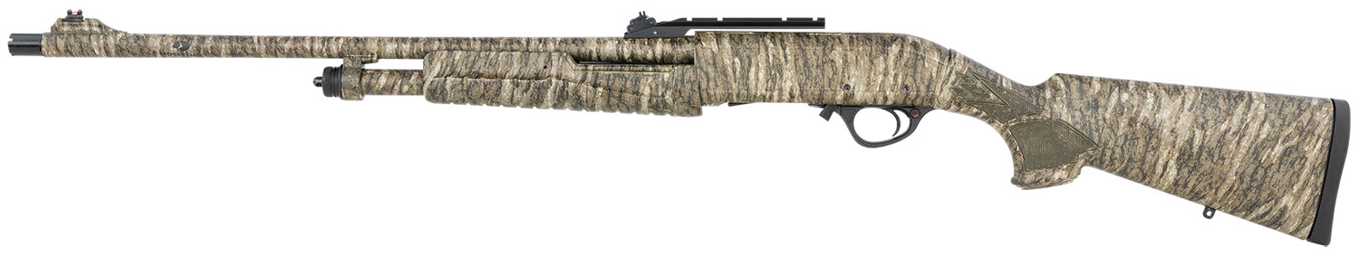 Escort HEFH2022TRBL Field Hunter Turkey Full Size 20 Gauge Pump 3" 4+1 22" Mossy Oak Bottomland Steel Barrel Grooved Aluminum Receiver Fixed Mossy Oak Bottomland Synthetic Stock Right Hand - Image 2