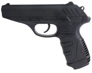 Gamo 611138054 P-25 Blowback Air Pistol CO2 177 16+1 Black Textured Polymer Grips