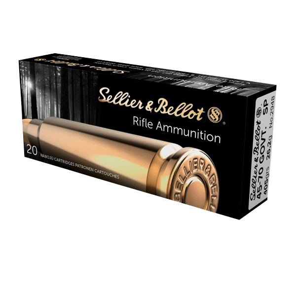 Sellier & Bellot SB4570A Rifle 45-70 Gov 405 gr Soft Point 20rd Box/ 12 Case