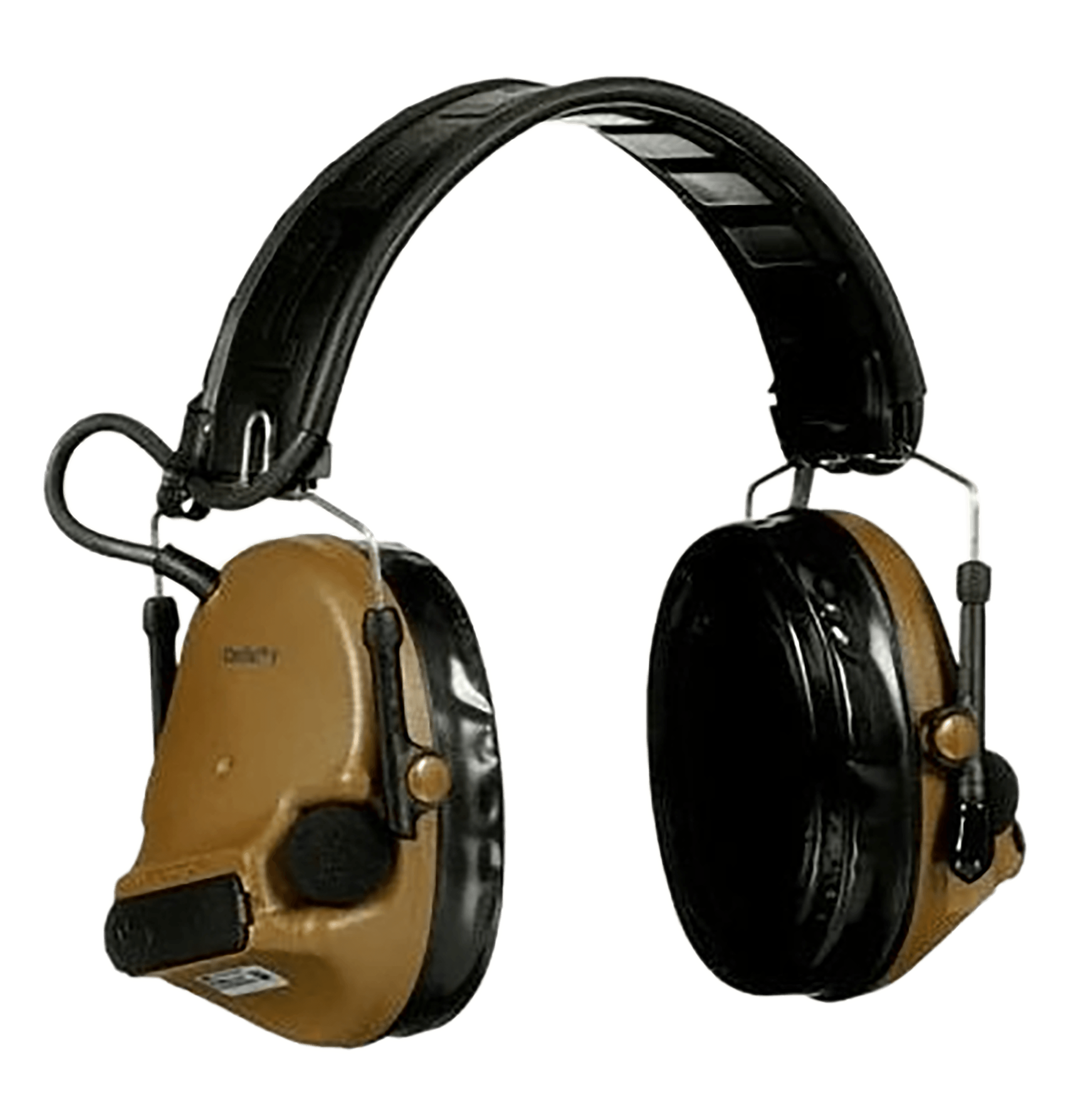 Peltor MT20H682FB09CY ComTac V Hearing Defender Headset 23 dB Over the Head Coyote Brown Adult