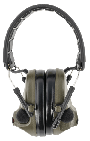 Peltor MT20H682FB09GN ComTac V Hearing Defender Headset 23 dB Over the Head OD Green/Black Adult 1 Pair