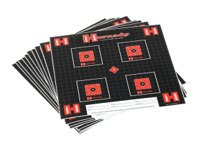 Hornady 9963 Lock-N-Load Target Grid Hanging Paper Black Red White 10 Pack