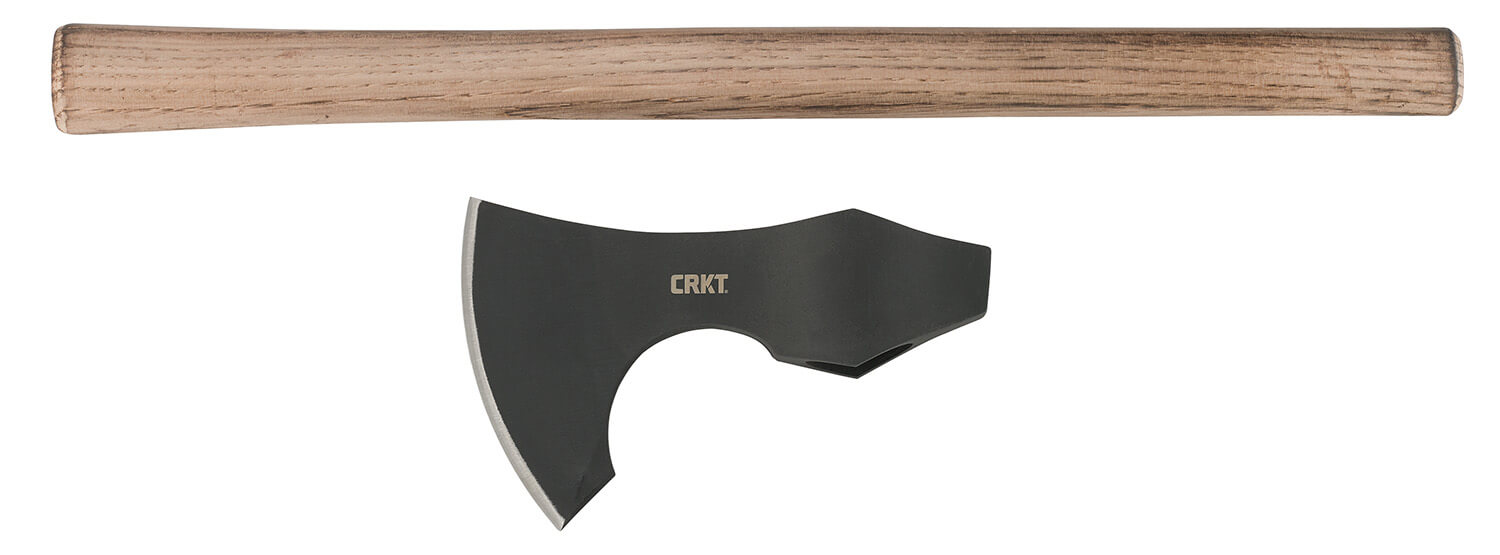 CRKT 2736 Berserker 4.65" Blade 1055 Carbon Steel Blade/Tennessee Hickory Handle 19" Long Axe w/Hammer - Image 3