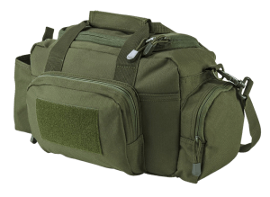 NcStar CVSRB2985G VISM Range Bag with Small Size Side Pockets PALs Webbing Carry Handles Pockets & Green Finish