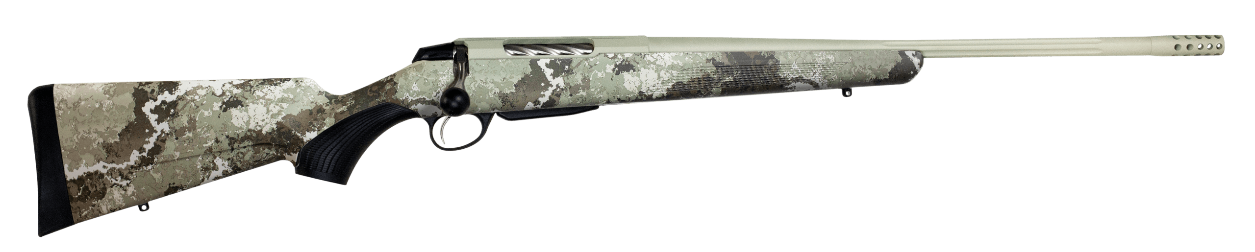 Tikka JRTXVA331R10 T3x Lite Full Size 300 Win Mag 3+1 24.30" Stainless Fluted Barrel Drilled & Tapped Stainless Steel Receiver Veil Alpine Fixed Synthetic Stock Right Hand