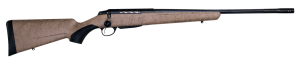 Tikka JRTXRT319 T3x Lite Full Size 6.5 PRC 3+1 24.30" Black Fluted Threaded Barrel Drilled & Tapped Steel Receiver Black Webbed Tan Roughtech Synthetic Stock Black Interchangeable Backstrap Grip Right Hand