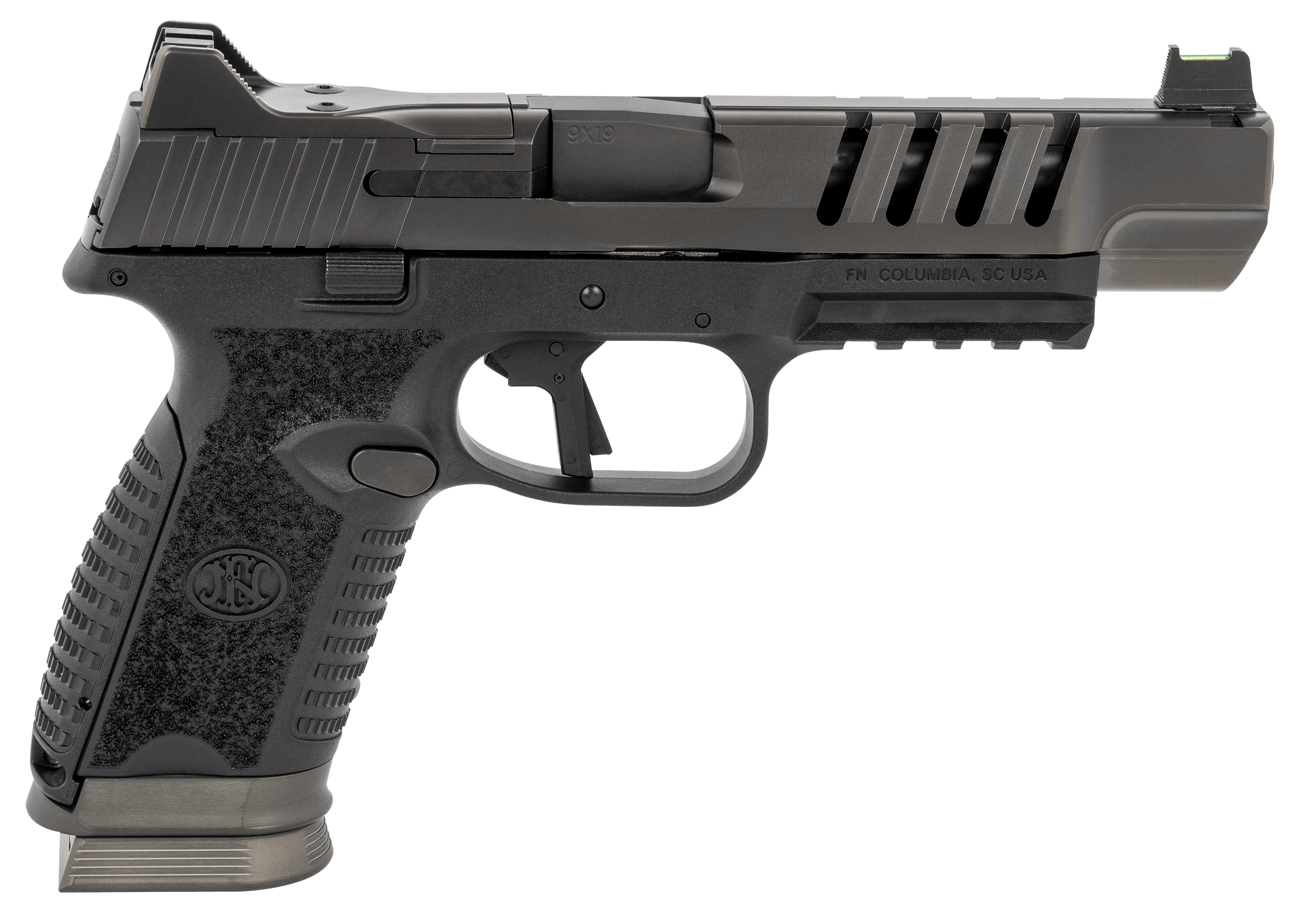 FN 66100940 509 LS Edge 9mm Luger 10+1 5" Black Steel Barrel Graphite PVD Lightening Cut/Long Slide/Optic Cut/Serrated Steel Slide Matte Black Polymer Frame w/Picatinny Rail Black Interchangeable Backstrap Grip