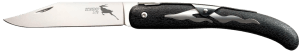 Cold Steel CS20KJ Kudu Lite 4.25" Folding Plain Polished 5Cr15MoV SS Blade/Black Woodgrain Zy-Ex Handle