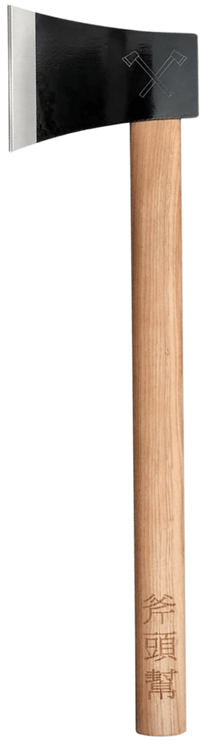 Cold Steel CS90AXG Axe Gang 4" Blade 1055 Carbon Steel Blade Embellished w/Kanji Characters American Hickory Handle 20.25" Long Hatchet